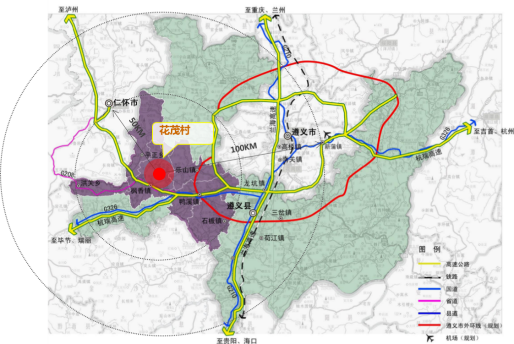 項目地交通區(qū)位分析圖