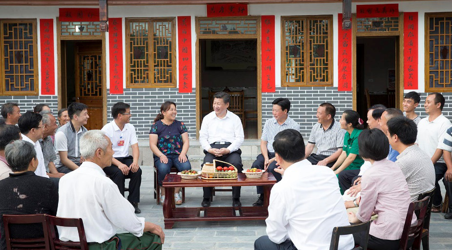 習總書記到項目地考察