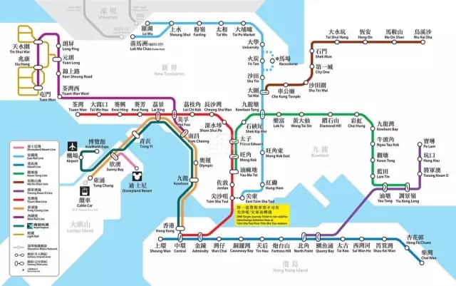 香港地鐵線路