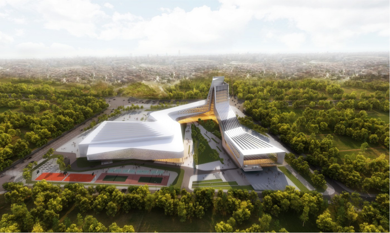 瀘州城西文化活動中心總體建筑設(shè)計 瀘州城西文化活動中心總體建筑設(shè)計