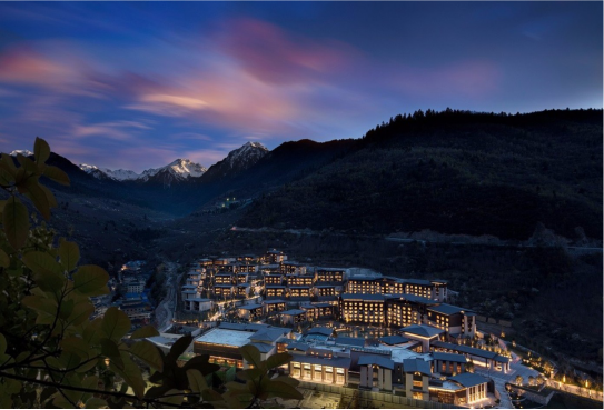 九寨溝希爾頓酒店整體建筑設(shè)計