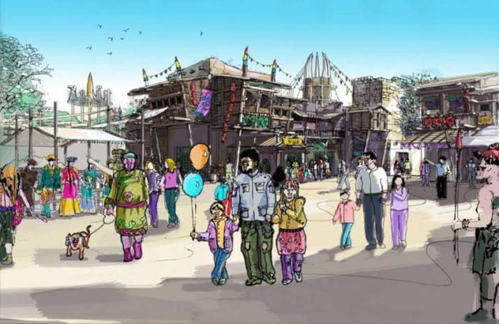 成都?xì)g樂(lè)谷·巴蜀迷情主題樂(lè)園景觀設(shè)計(jì) 成都?xì)g樂(lè)谷·巴蜀迷情主題樂(lè)園景觀設(shè)計(jì)