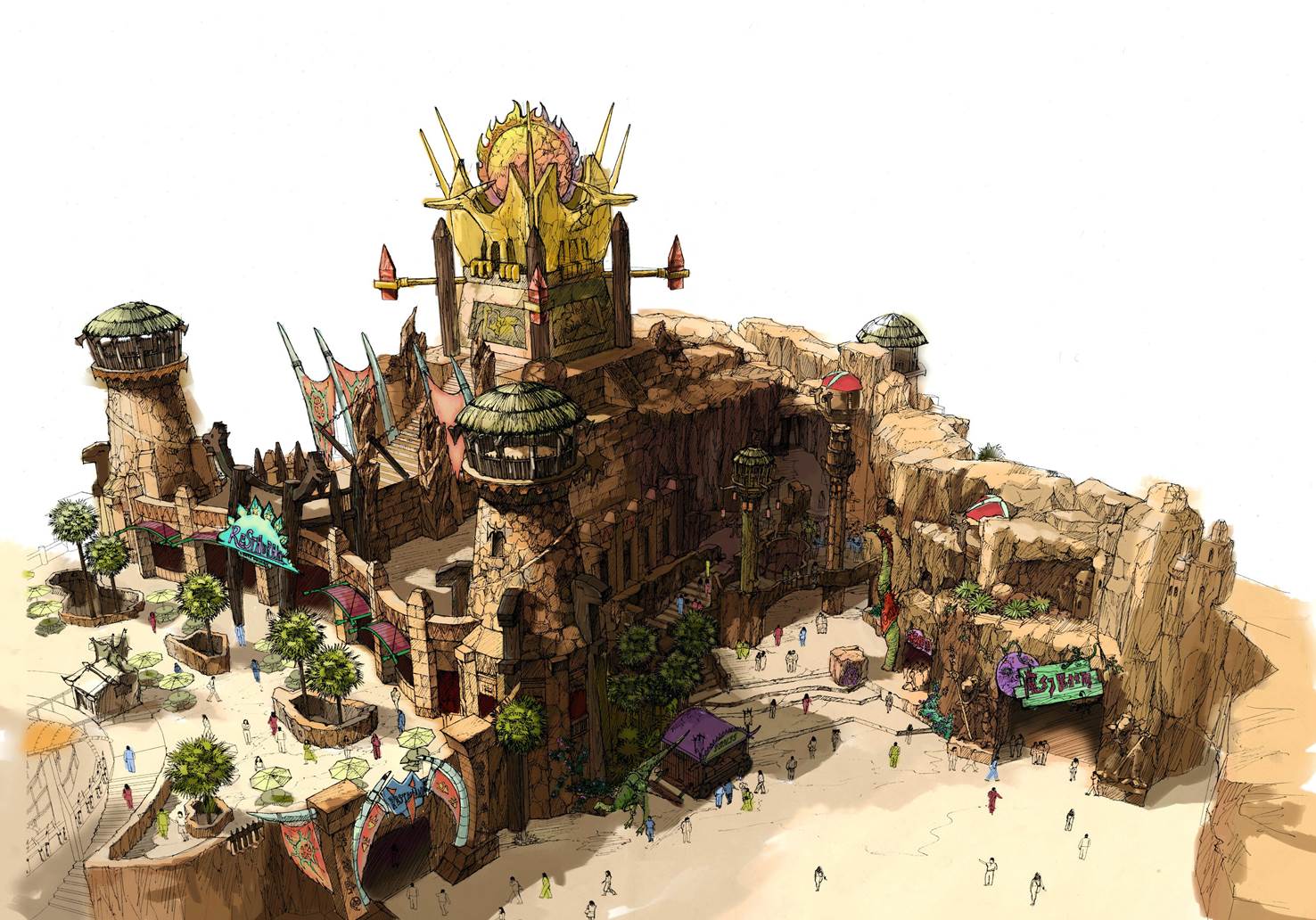 中華恐龍園主題樂園景觀設(shè)計 庫克蘇克區(qū)(常州) 中華恐龍園主題樂園景觀設(shè)計 庫克蘇克區(qū)(常州)